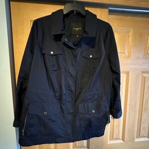 Talbots Women's Dark Blue Trench Coat